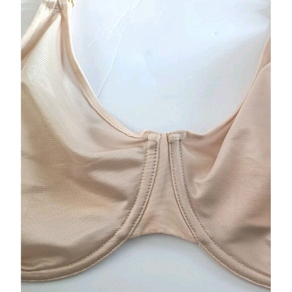 Soma Unbelievable Minimizer Bra Size 38D Pale Sand Unlined Underwire Balconett - Picture 6 of 7